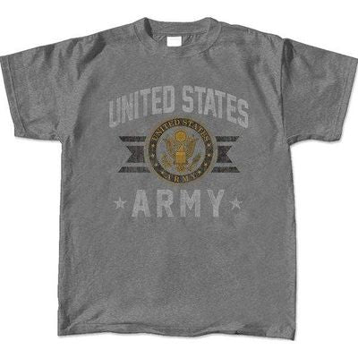 United States Army Vintage T-Shirt, Sports Gray