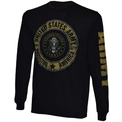 US Army Distressed Long Sleeve T-Shirt