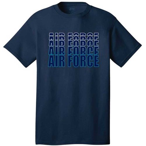 AIR FORCE AIR FORCE Repeat Blue T-Shirt