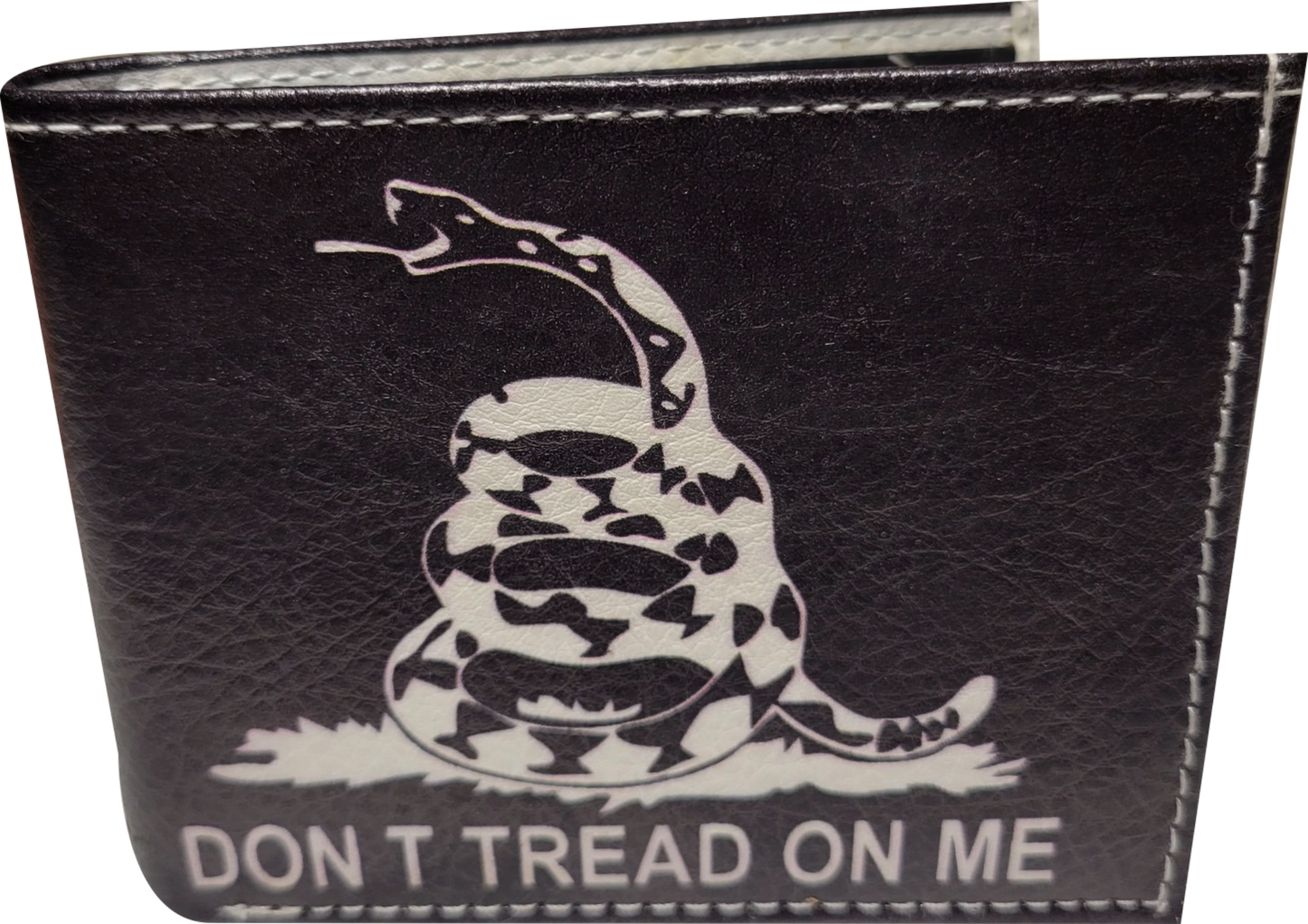 Don't Tread on Me Bi-Fold Vegan Leather Wallet