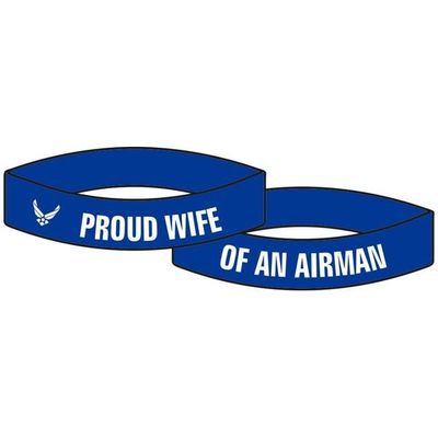 Proud Wife of an Airman Wristband-Bracelet