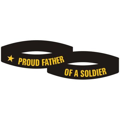 Proud Father of a Soldier Wristband-Bracelet