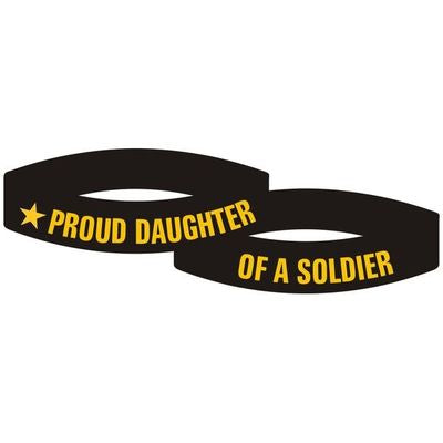 Proud Daughter of a Soldier Wristband-Bracelet