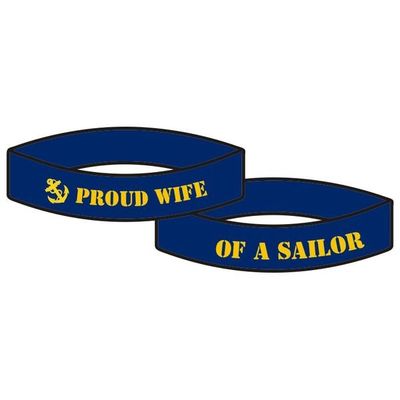 Proud Wife of a Sailor Wristband-Bracelet