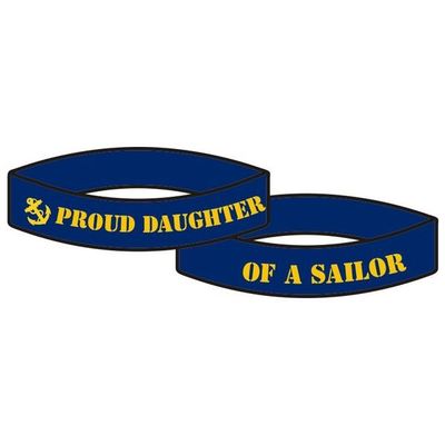Proud Daughter of a Sailor Wristband-Bracelet