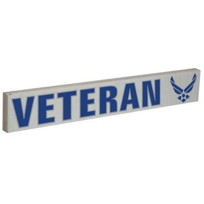 US Air Force USAG VETERAN Wood Sign